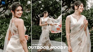 Outdoor Portrait Photography  Outdoor Photo editing in photoshop  Free XMP Preset Download [upl. by Ahsiekar]