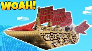 GOD WEAPONS WARCRAFT MOD MODDED AIRSHIP WARS  MINECRAFT MODDED MINIGAME CHALLENGE  JeromeASF [upl. by Gensler]