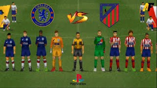 CHELSEA VS ATLETICO MADRID  PES 2020 Gameplay  PS1 on Android  Full Game 4K60 [upl. by Annaeel]