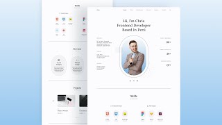 💼 Build amp Deploy a Responsive Personal Portfolio Website Design Using HTML CSS amp JavaScript [upl. by Sehcaep]