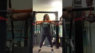 Try This Fresh Workout Resistance Band Chest Press 💪🏽 [upl. by Peggi]