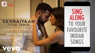 Gehraiyaan Title  Official Lyric Video OAFF Savera Lothika Ankur Tewari Deepika P [upl. by Pettiford441]