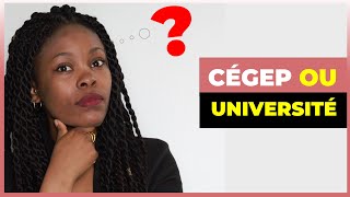 Cégep ou Université au Canada 🇨🇦 Lequel choisir [upl. by Gussman914]