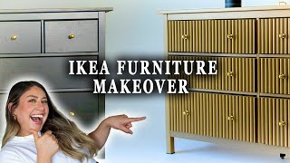 IKEA HEMNES DRESSER Makeover with Fluted Design  Stunning DIY Transformation [upl. by Vandyke]