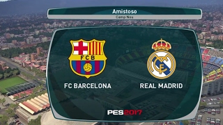 pes 2017 barcelona vs real madrid ps4 [upl. by Maretz]