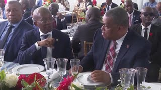 Haiti PM Garry Conille and new cabinet meet with former government ministers [upl. by Siddon]