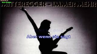 Herwig Mitteregger  Immer mehr Instrumental BV Lyrics Karaoke [upl. by Eugen]