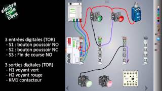 Schéma main levé automate Wago [upl. by Anits]