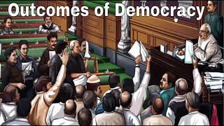 Outcomes of Democracy Part1 cbse class 10 civics chapter 7 explanation in hindi ncert  Be Padhaku [upl. by Wehttan668]