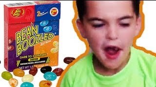 Bean Boozled Jelly Belly Unboxing and Tasting [upl. by Anelhtak334]