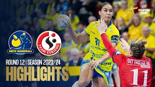 Metz Handball vs Team Esbjerg  Round 12  EHF Champions League Women 202324 [upl. by Claudell]