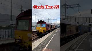 Falkirk Scotland with davidwhite1864  Class 66 Freight Action ews trains railways railfans [upl. by Ieluuk]