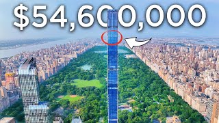 Inside a 54600000 Billionaires Row NYC Penthouse with Amazing City Views [upl. by Otero197]