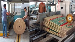 Amazing Manufacturing Process of Corrugated Carton Boxes with Paper Roll [upl. by Kenlee]