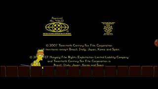 DVD CLOSING EP 104 THE SIMPSONS MOVIE 2007 [upl. by Silden]