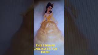 TSUNAMI CAKE TREND IS IT MAGICviews share music song trend cake foodie magic disney dance [upl. by Capps]