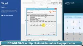 Microsoft office 2013 serial number [upl. by Patterman983]