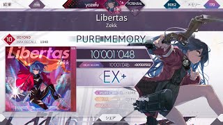 【arcaea】 Libertas BYD最速理論値 10001048pts [upl. by Yamauchi]