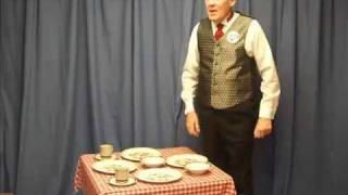 David Ginn Magic 15 Table Cloth Stunt [upl. by Karylin]