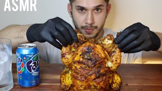 ASMR WHOLE ROTISSERIE CHICKEN  SPICY FIRE SAUCE AND PERINAISE  MUKBANG REAL EATING SOUNDS [upl. by Bullock764]