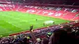 Arsenal Fans after the final whistle at Old Trafford [upl. by Michail]