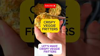 Crispy Veggie Fritters with Broccoli amp Carrots  My Favorite Healthy Snack healthyfood fritters [upl. by Gross]