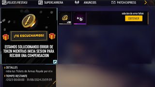 VUELVE EL ERROR BUG DE LOS TOKEN con RECOMPENSAS GRATIS en FREE FIRE LATAM 😱 [upl. by Ecirtnom]