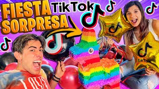 HAGO UNA FIESTA SORPRESA DE TIKTOK PARA MIS AMIGOS [upl. by Erastatus478]