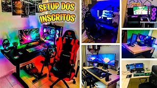 A VOLTA DO SETUP NÍVEL GRINGO SÓ SETUP TOP  Setup dos inscritos [upl. by Rednal]