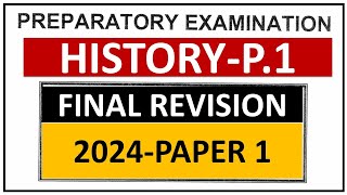 HISTORYP1 GRADE 12 GAUTENG PROVINCE FINAL REVISION 2024 THUNDEREDUC [upl. by Ardehs743]