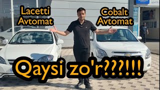 Gentra AVTOMAT vs Cobalt AVTOMAT QAYSI ZOR [upl. by Claman]