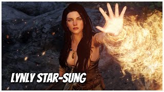 Meet Skyrims Sexy Spellsword Companion Lynly Starsung Mod [upl. by Eugeniusz]