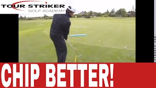 Improve Your Chipping with this Under The Hurdle Drill  Martin Chuck  Tour Striker Golf [upl. by Yllop]