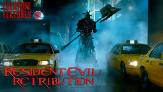 Twin Zombie Axemen Attack In New York  Resident Evil Retribution  Creature Features [upl. by Friedland170]