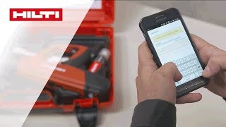 HILTI DX5APP Jak się zalogować i połaczyć się z narzędziem [upl. by Ferreby986]