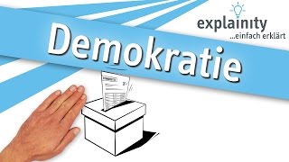 Demokratie einfach erklärt explainity® Erklärvideo [upl. by Leunammi]