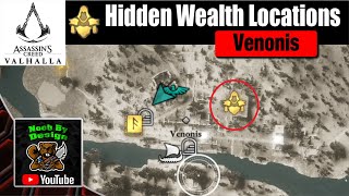 Assassins Creed Valhalla  How to open the Venonis barred door  Venonis Hidden Armor [upl. by Rachel]