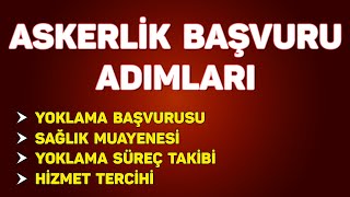 Askerlik Başvurusu Nasıl Yapılır  Askerlik Durum Belgesi [upl. by Annaujat408]