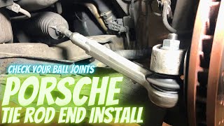 Porsche Tie Rod End Replacement HowTo with Tips and Tricks Applies to many vehicles [upl. by Aksoyn]