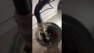 New sump pump and check valve installed in Etobicoke  Mister Plumber Toronto plumbers [upl. by Ennairoc]