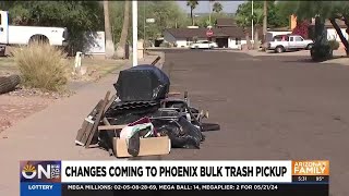 Phoenix makes big changes to its bulk trash pickups in neighborhoods [upl. by Pagas]