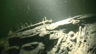 German Uboat U1105 quotPantherquot dive in remarkably clear water [upl. by Aiceila]