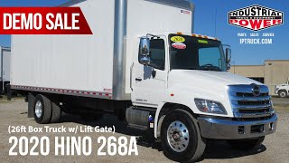 26 foot Box Truck For Sale 2020 Hino 268A with Lift Gate [upl. by Kapoor]