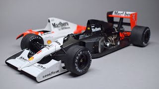 Building Sennas MP46 Full Build McLaren Fujimi 120 F1 Scale Model [upl. by Rondi]