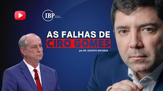 GUSTAVO BACHEGA  AS FALHAS DE CIRO GOMES [upl. by Buffum]