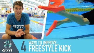 4 Ways To Improve Freestyle Kick  Front Crawl Swimming Tips For Triathletes [upl. by Aitsirhc]