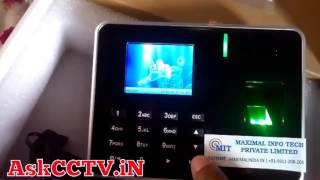 How To Set Admin Password In Biometric Finger Attendance Machine essl k21 [upl. by Cheatham554]