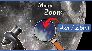 Moon Zoom 3X vs 5X Barlow Lens Test with Celestron Maksutov Telescope  ADC Magic [upl. by Helaina]