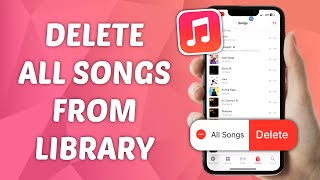 How to Delete All Songs from Apple Music Library on iPhone [upl. by Trevah199]