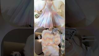 gown dress design and hairpin trending gown ytshorts song fashion Lovely World Fashion [upl. by Nosredna679]